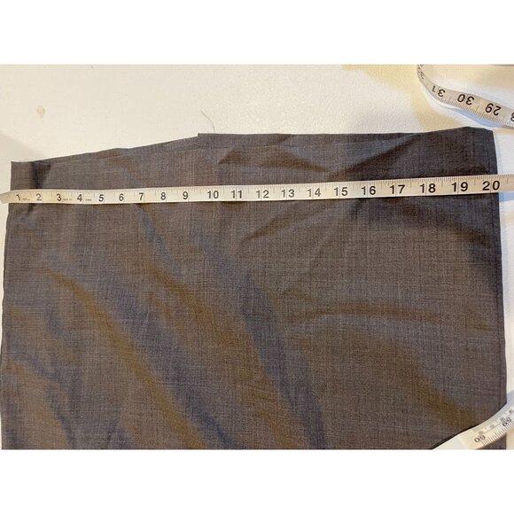 Banana Republic Women Straight & Pencil Mini Skirt Stretch Back Zip Gray Size 10 - Picture 5 of 6